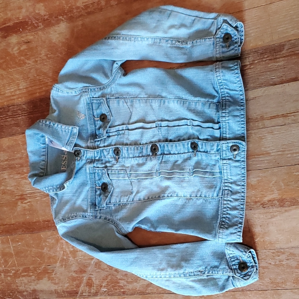 *HOST PICK* EUC girls denim jacket Guess size 5